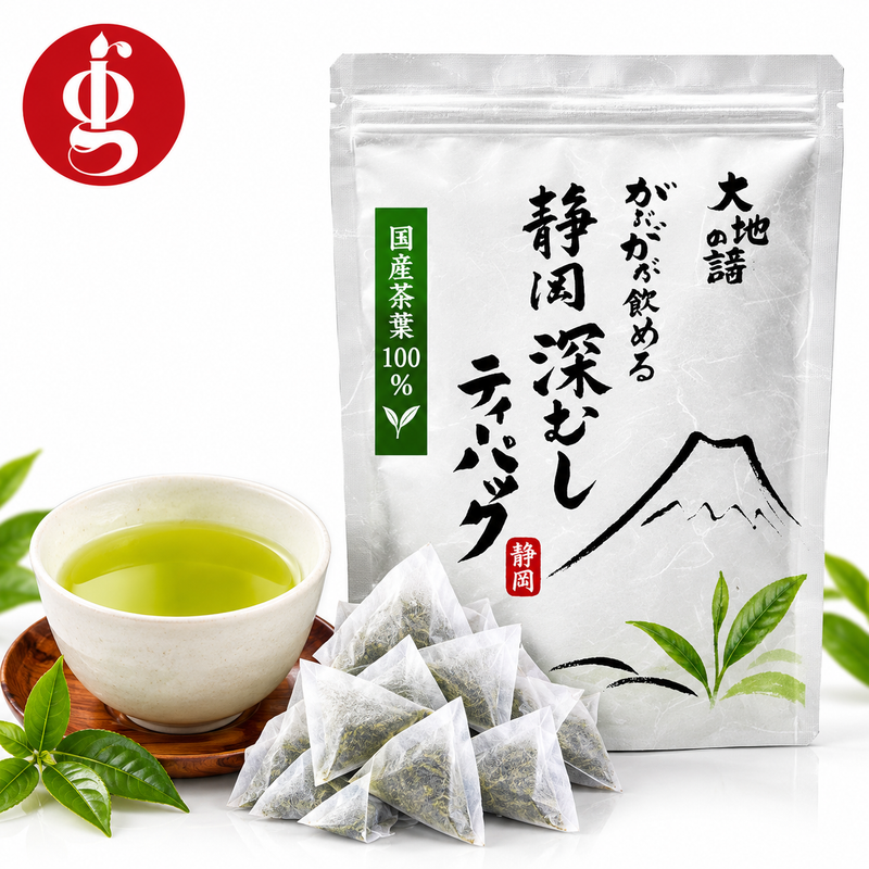Arahataen Shizuoka Deep Steamed Japanese Green Tea Bags (100 Pcs)