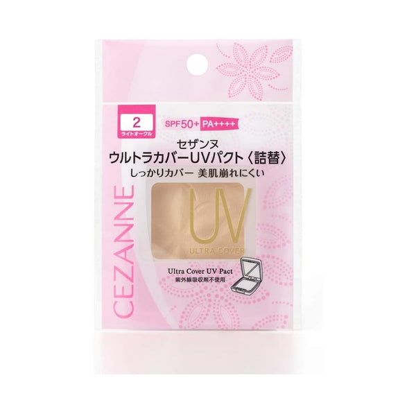 Cezanne Ultra Cover UV Pact Refill Light Ochre Foundation 02