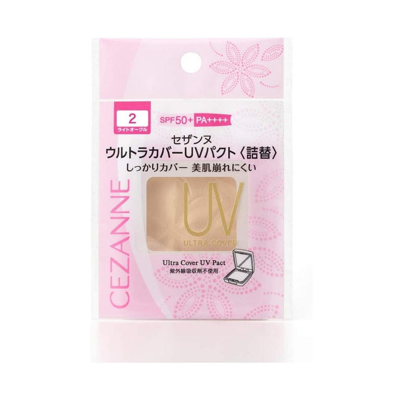 Cezanne Ultra Cover UV Pact Refill Light Ochre Foundation 02