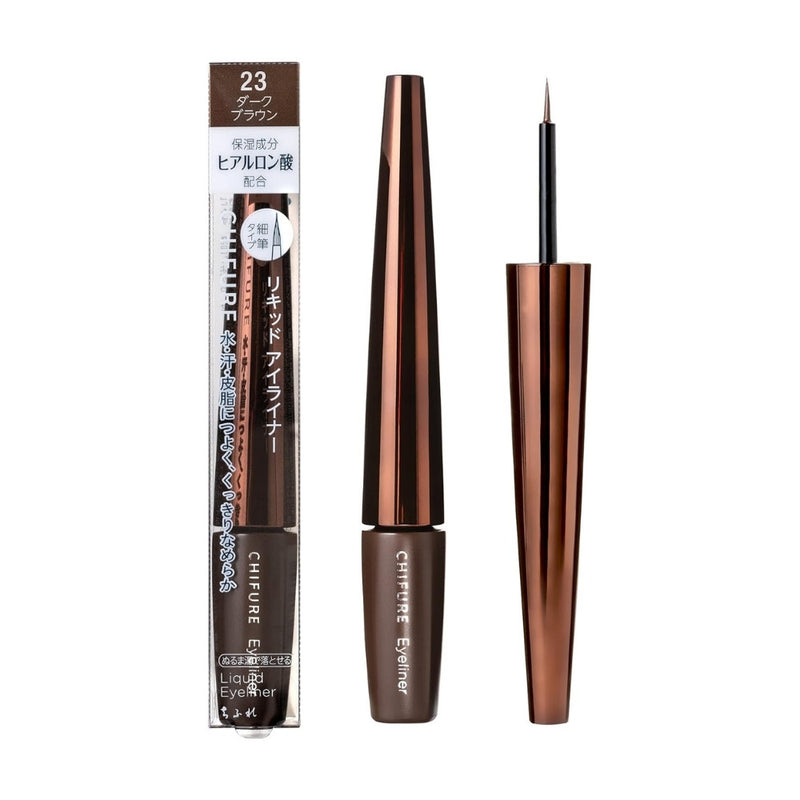 Chifure Liquid Eyeliner Tube Type Dark Brown