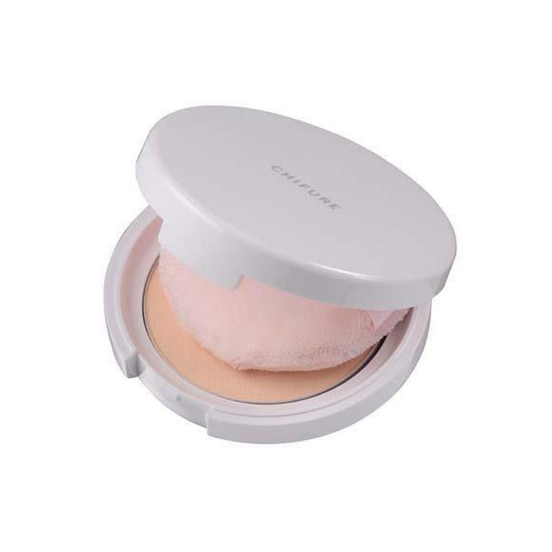 Chifure Pressed Powder (With Puff) Case + Refill 2 Pearly Lucent