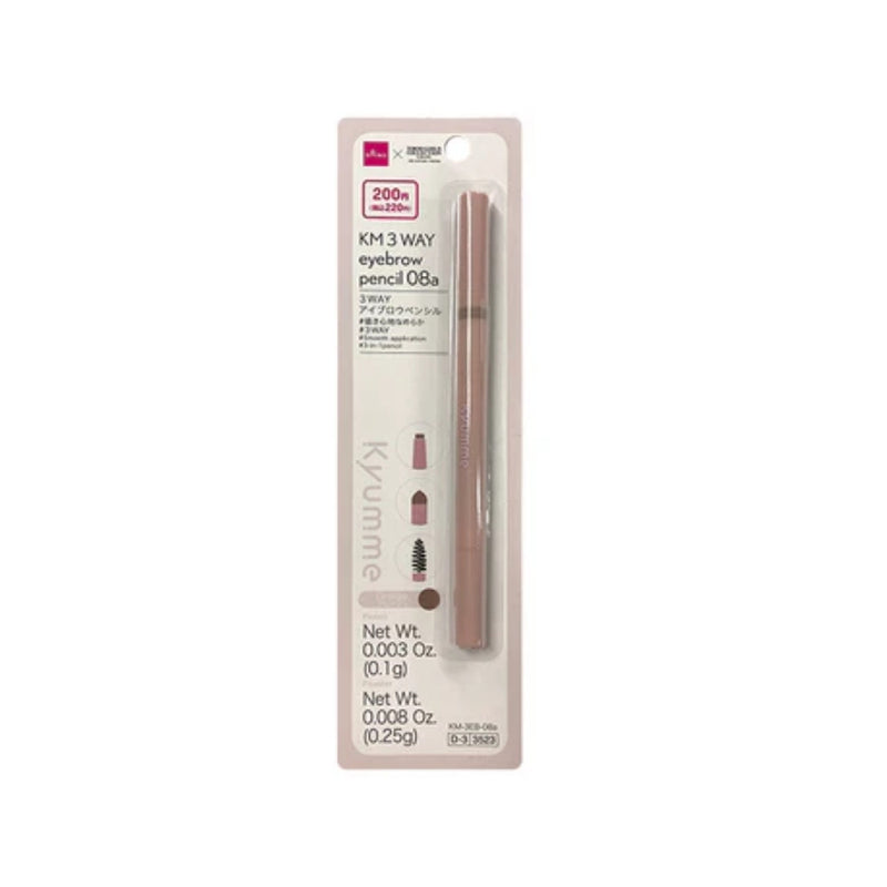 Daiso KM 3WAY Eyebrow Pencil 08a