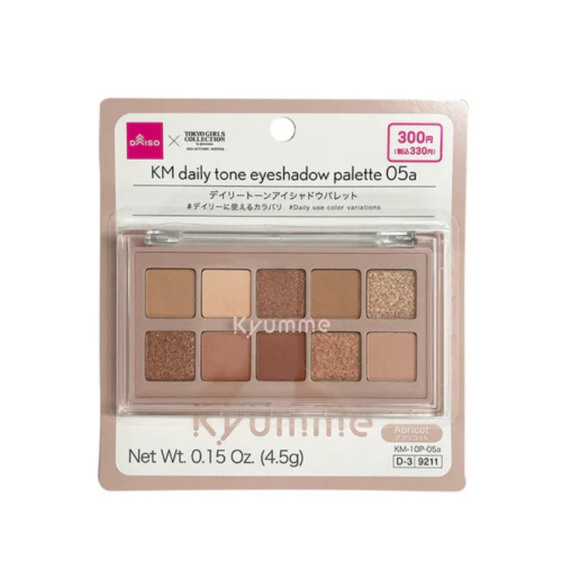 Daiso KM Daily Tone Eyeshadow Palette 05a