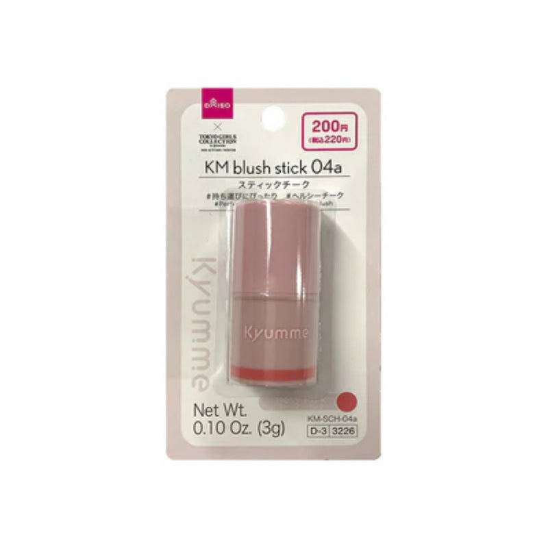 Daiso KM Stick Cheek 04a Rosy Pink