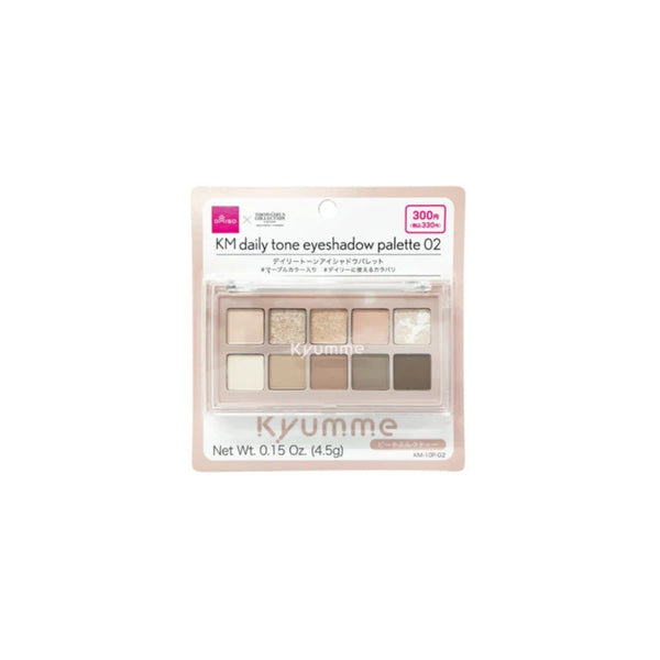 Daiso Km daily tone eyeshadow palette 04a