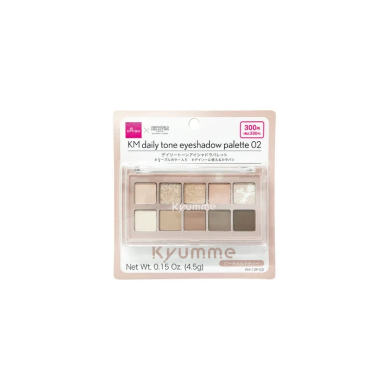 Daiso Km daily tone eyeshadow palette 04a