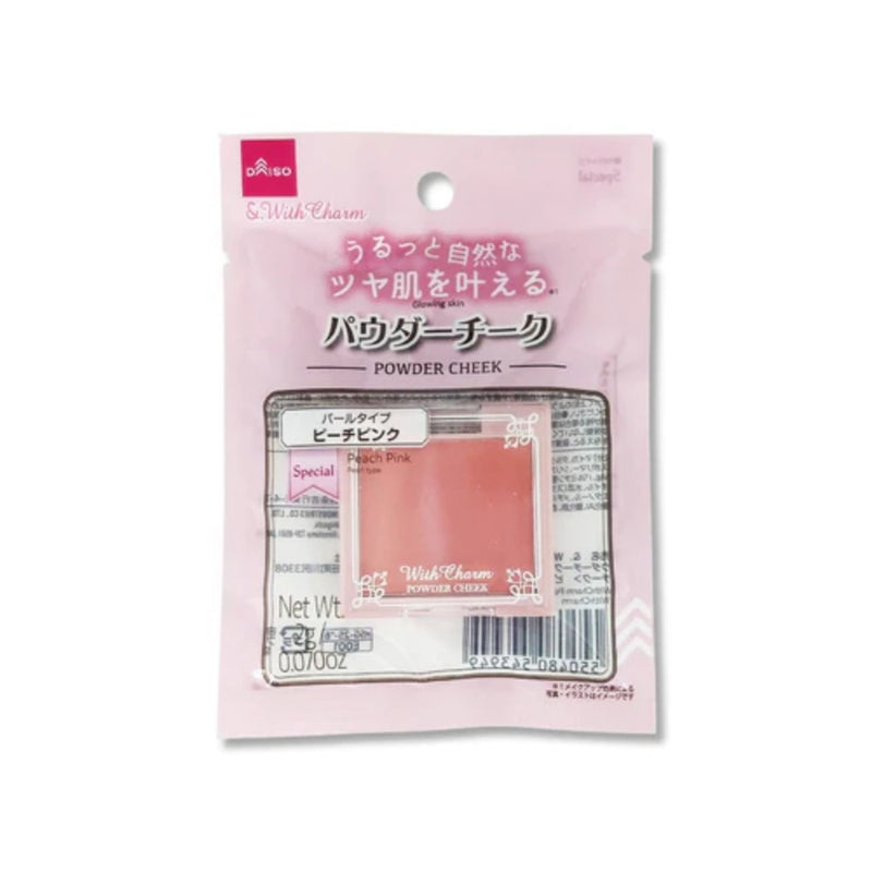 Daiso WithCharm Powder Cheek Peach Pink