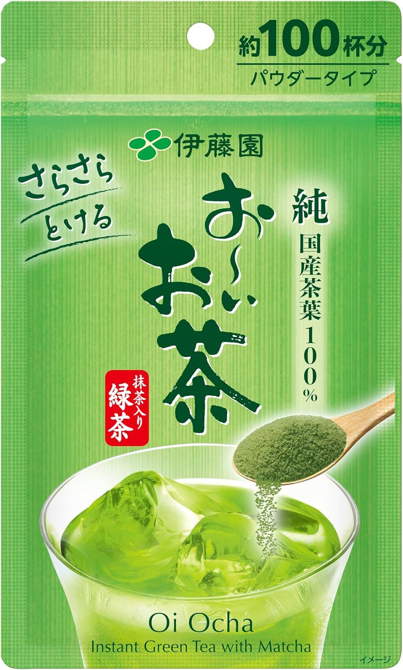 Ito En Oi Ocha Instant Green Tea Powder with Matcha