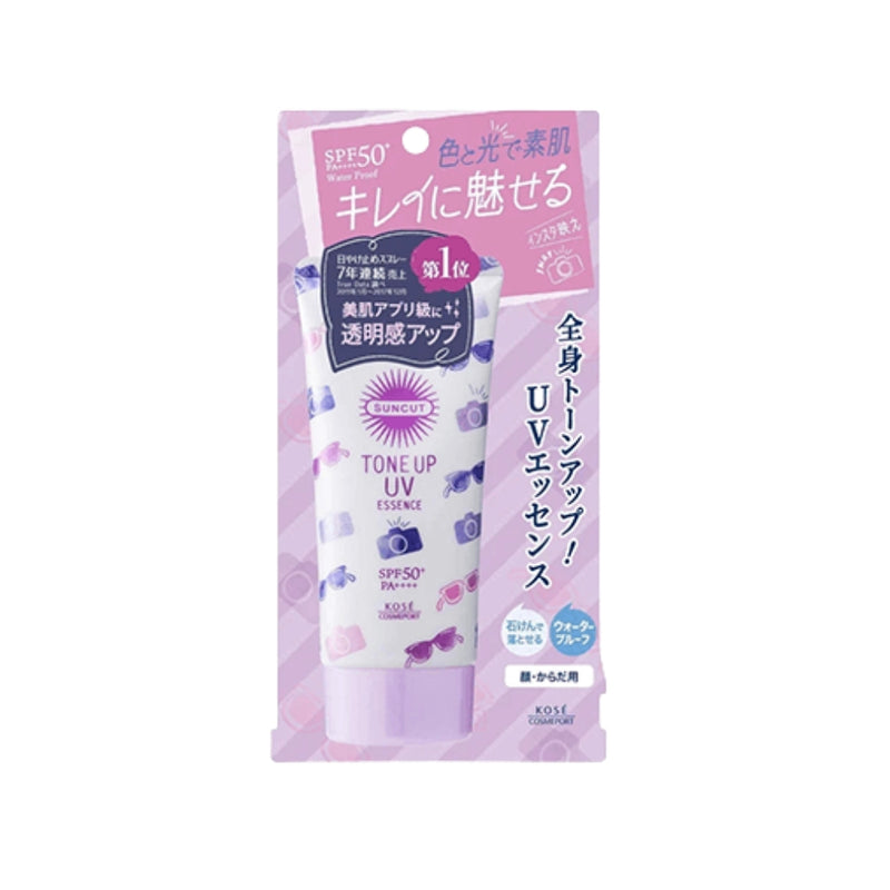 Kose Cosmeport Suncut Tone Up UV Essence SPF50+ PA++++ 80g