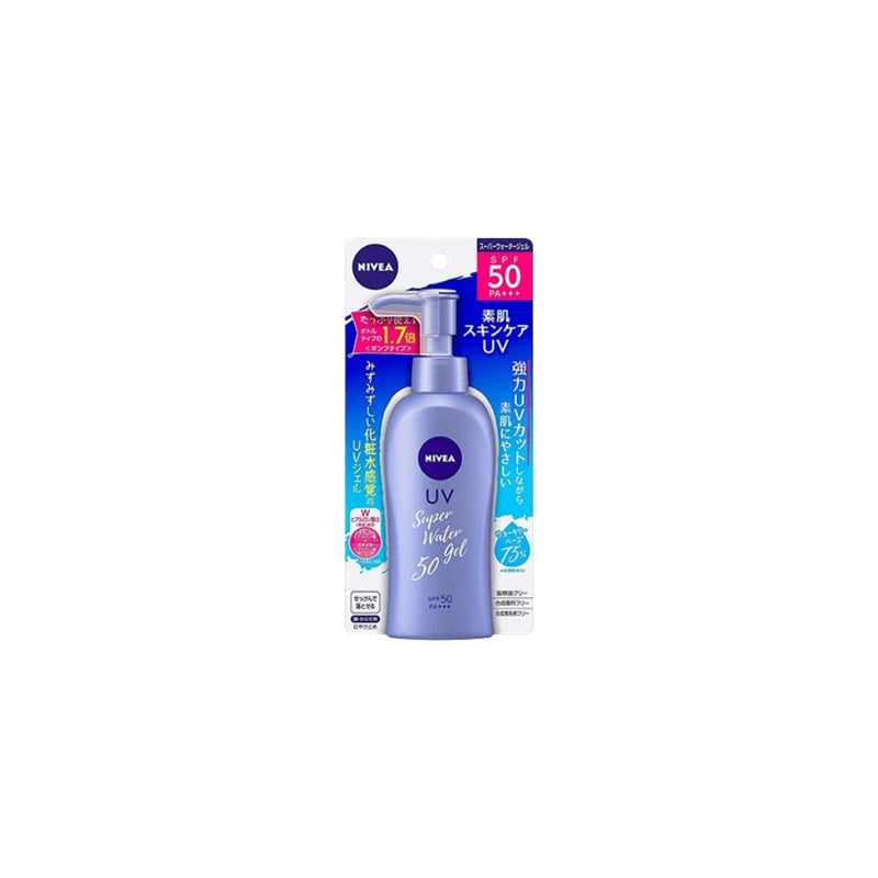Nivea Sun Protect Super Water Gel Sunscreen Pump Bottle SPF50 PA+++ 140g