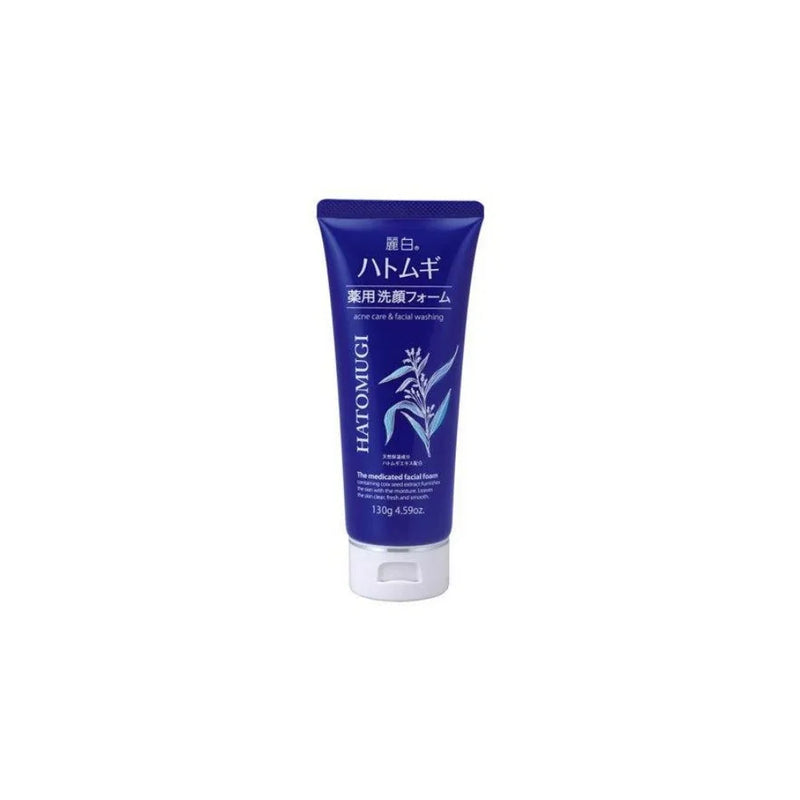 Reihaku Hatomugi Medicated Acne Care Facial Foam 130g