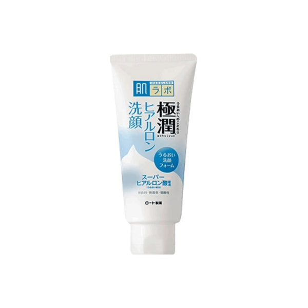 Rohto HadaLabo Gokujyun | Face Cleansing Foam | Super Hyaluronic Acid & Suction Type Hyaluronic Acid | 100g