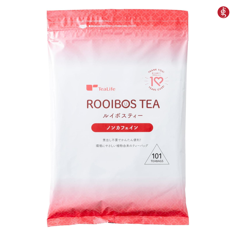 TeaLife Rooibos Tea (101 Bags, Non-Caffeinated, Cold Brew)