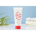 Cow Brand Skin Life Cica foaming face wash texture and packaging close-up